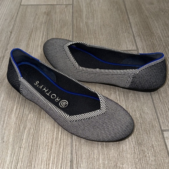 Rothy’s Navy Birdseye Round Toe Size 8 - Picture 5 of 15